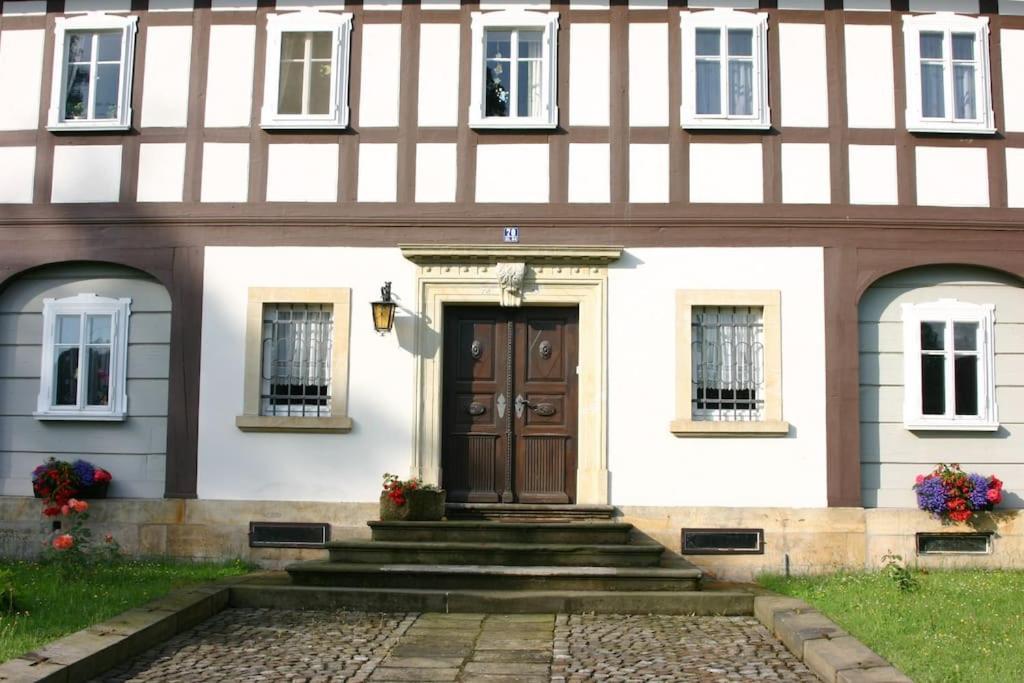 Komfort-Ferienwohnung "Zur Schmiedebruecke" Großschönau Dış mekan fotoğraf